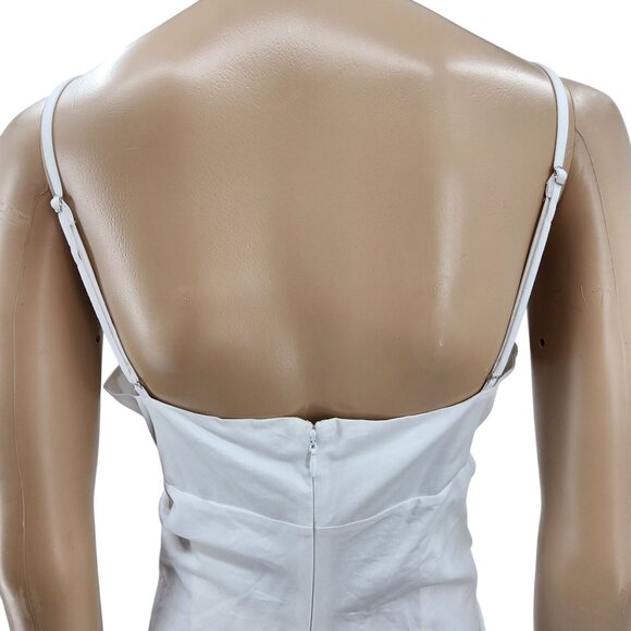 Veronica Beard Sleeveless Midi Dress White/Golden Sand Women's Size 6 - Picture 7 of 13